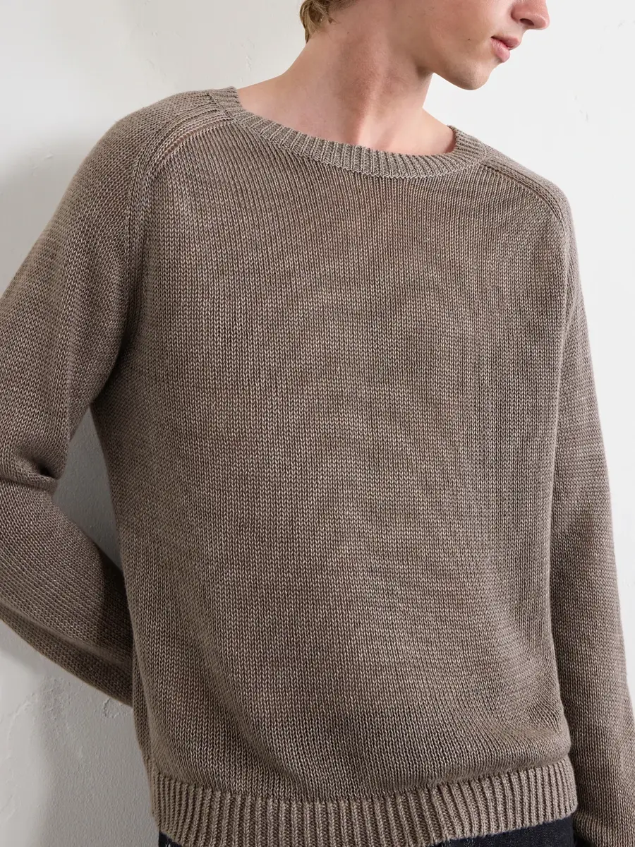 Studio Nicholson Costes Linen Sweater - Men | Thumbnail 5