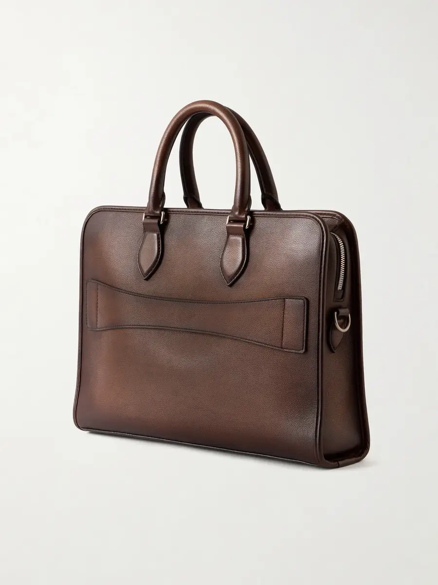 Berluti Un Jour Leather Briefcase - Men | Thumbnail 4