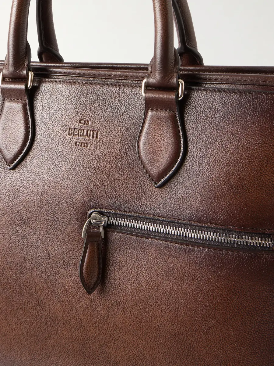 Berluti Un Jour Leather Briefcase - Men | Thumbnail 5