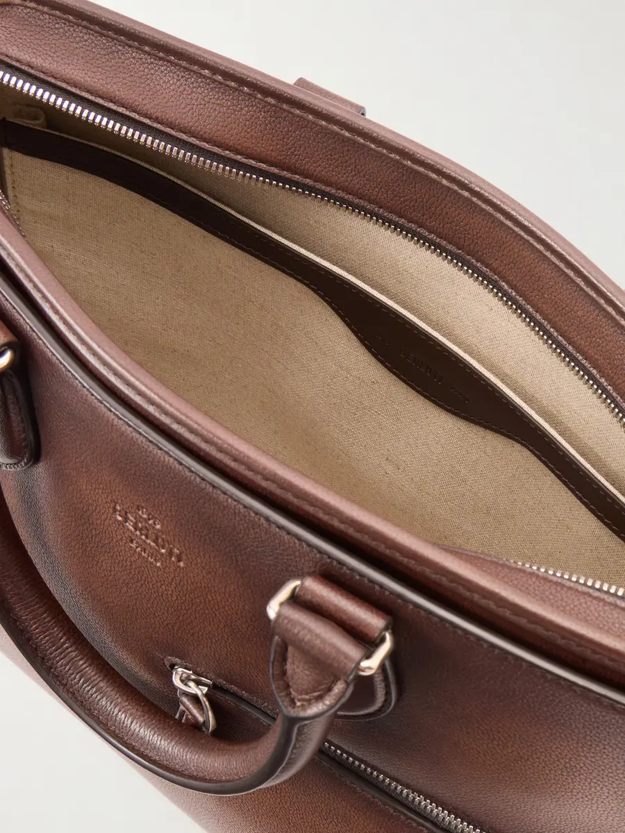 Berluti Un Jour Leather Briefcase - Men | Thumbnail 6