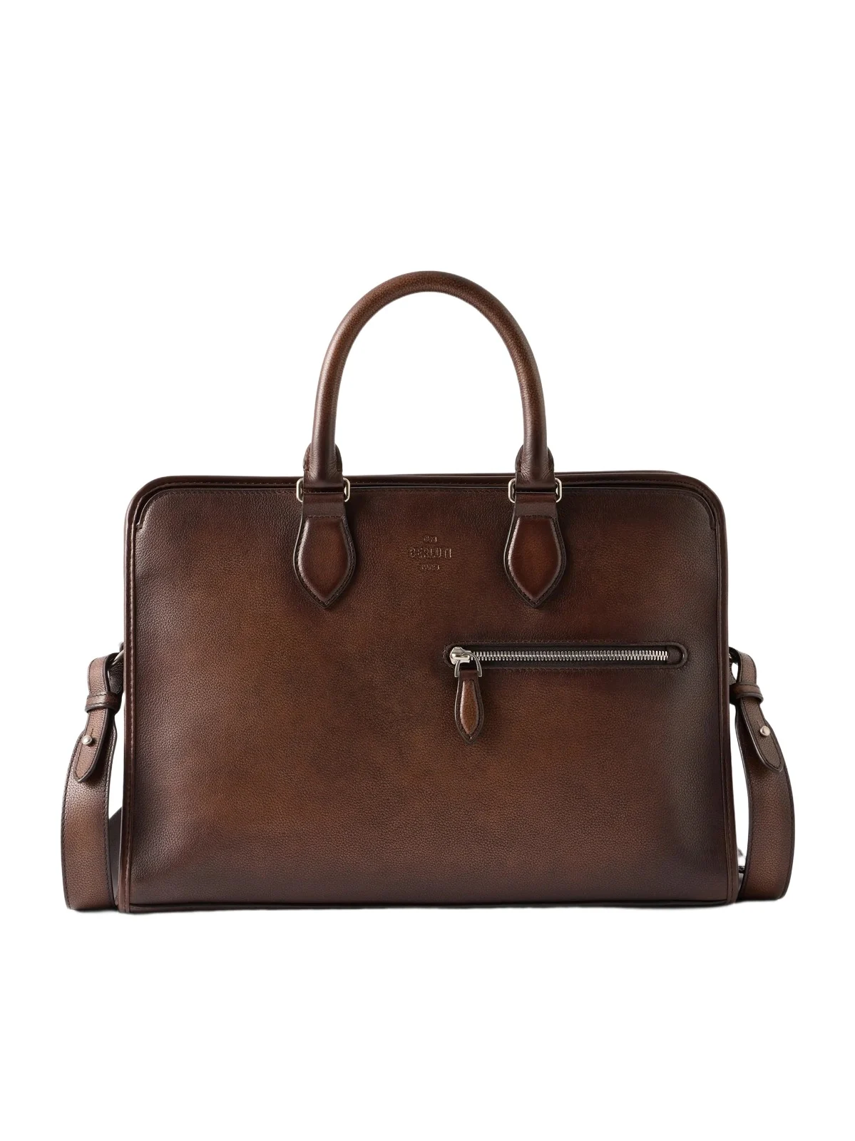 Un Jour Leather Briefcase - Men Un Jour Leather Briefcase - Men