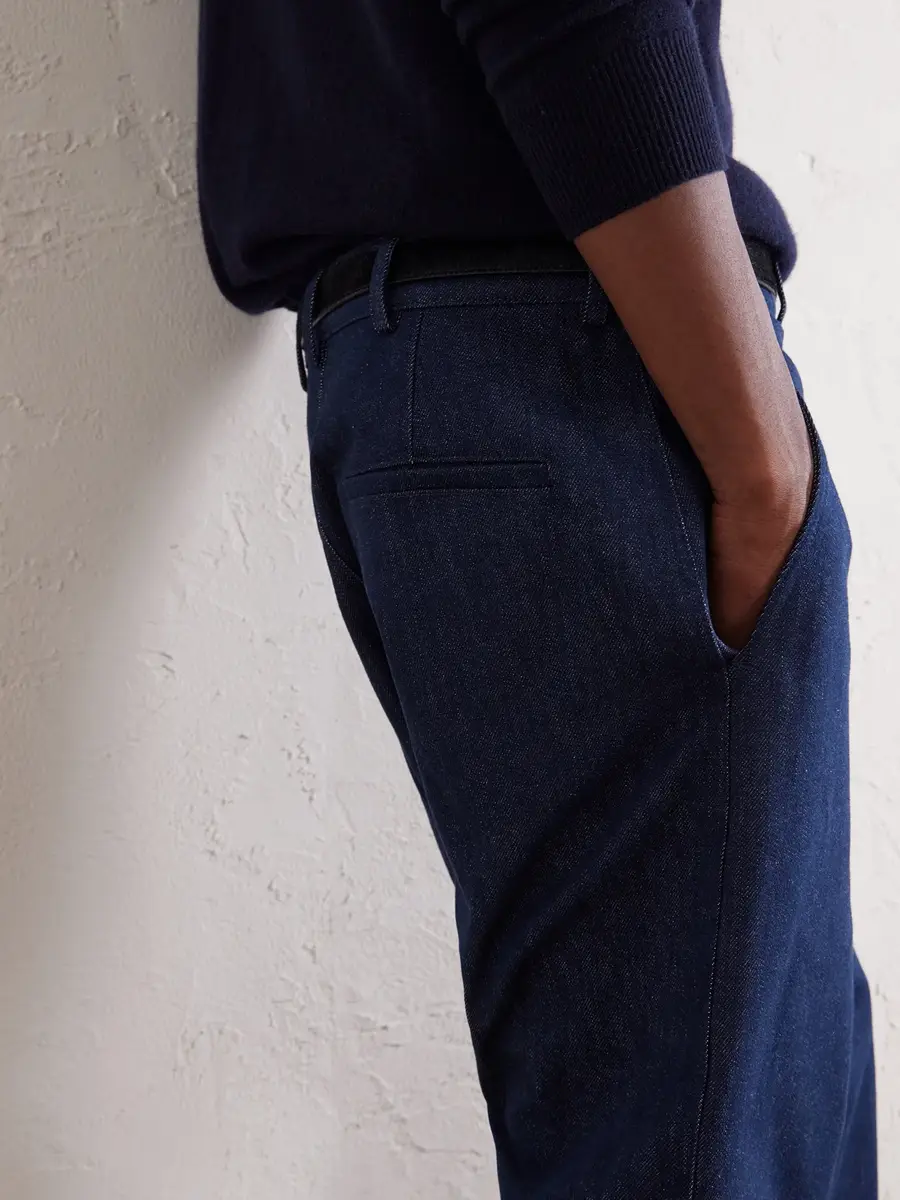 De Bonne Facture Balloon Tapered Denim Trousers - Men | Thumbnail 5 De Bonne Facture Balloon Tapered Denim Trousers - Men | Thumbnail 5
