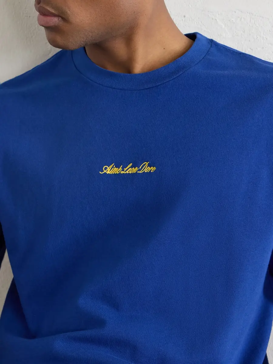 Aimé Leon Dore Logo-Embroidered Cotton-Jersey T-Shirt - Men | Thumbnail 5