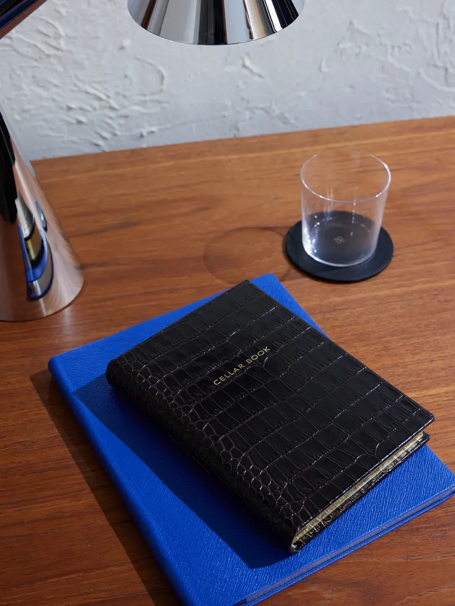Smythson Cellar Book Croc-Effect Leather Notebook - Men | Thumbnail 2 Smythson Cellar Book Croc-Effect Leather Notebook - Men | Thumbnail 2