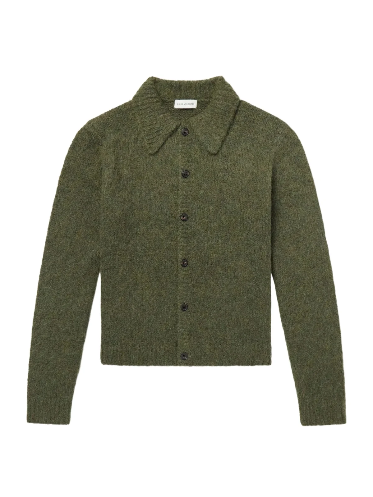 Mora Cropped Alpaca-Blend Cardigan - Men Mora Cropped Alpaca-Blend Cardigan - Men