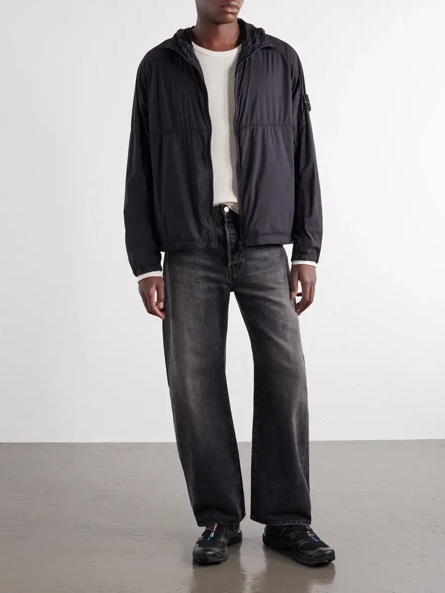 Stone Island Hooded Ultralight Nylon Stretch-TC Jacket - Men | Thumbnail 2