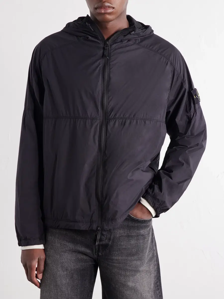 Stone Island Hooded Ultralight Nylon Stretch-TC Jacket - Men | Thumbnail 3