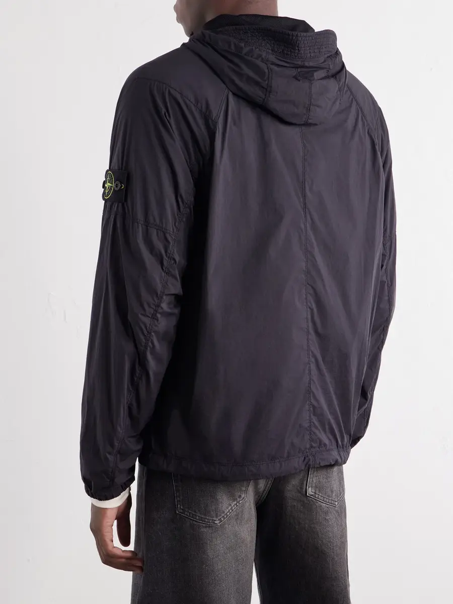 Stone Island Hooded Ultralight Nylon Stretch-TC Jacket - Men | Thumbnail 4