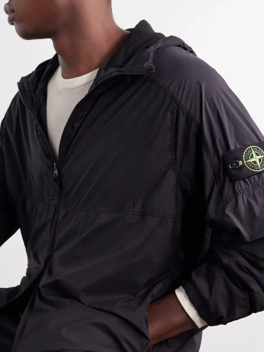 Stone Island Hooded Ultralight Nylon Stretch-TC Jacket - Men | Thumbnail 6