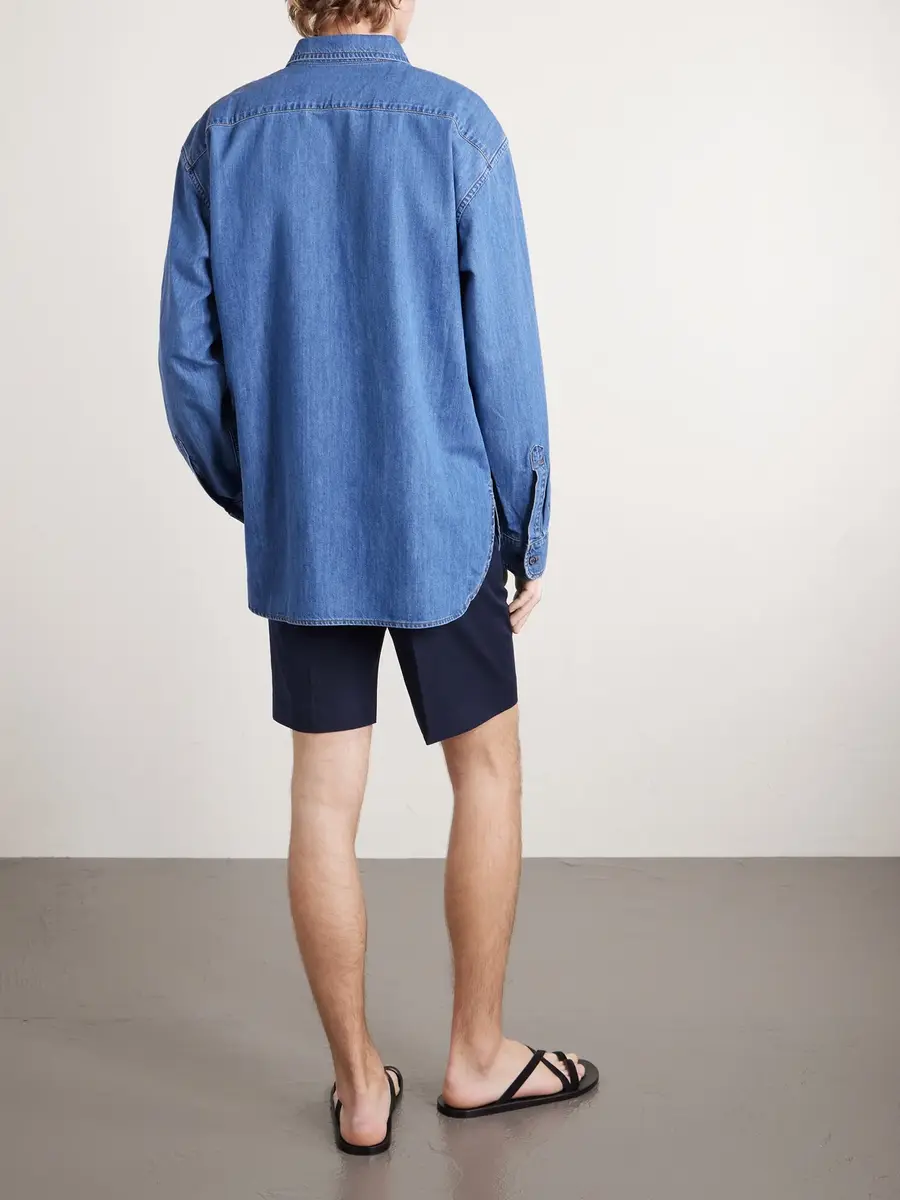 Dries Van Noten Denim Shirt - Men | Thumbnail 4 Dries Van Noten Denim Shirt - Men | Thumbnail 4