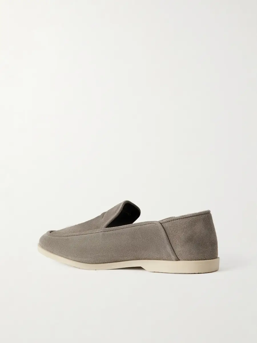 George Cleverley Mayfair II Collapsible-Heel Suede Loafers - Men | Thumbnail 4 George Cleverley Mayfair II Collapsible-Heel Suede Loafers - Men | Thumbnail 4