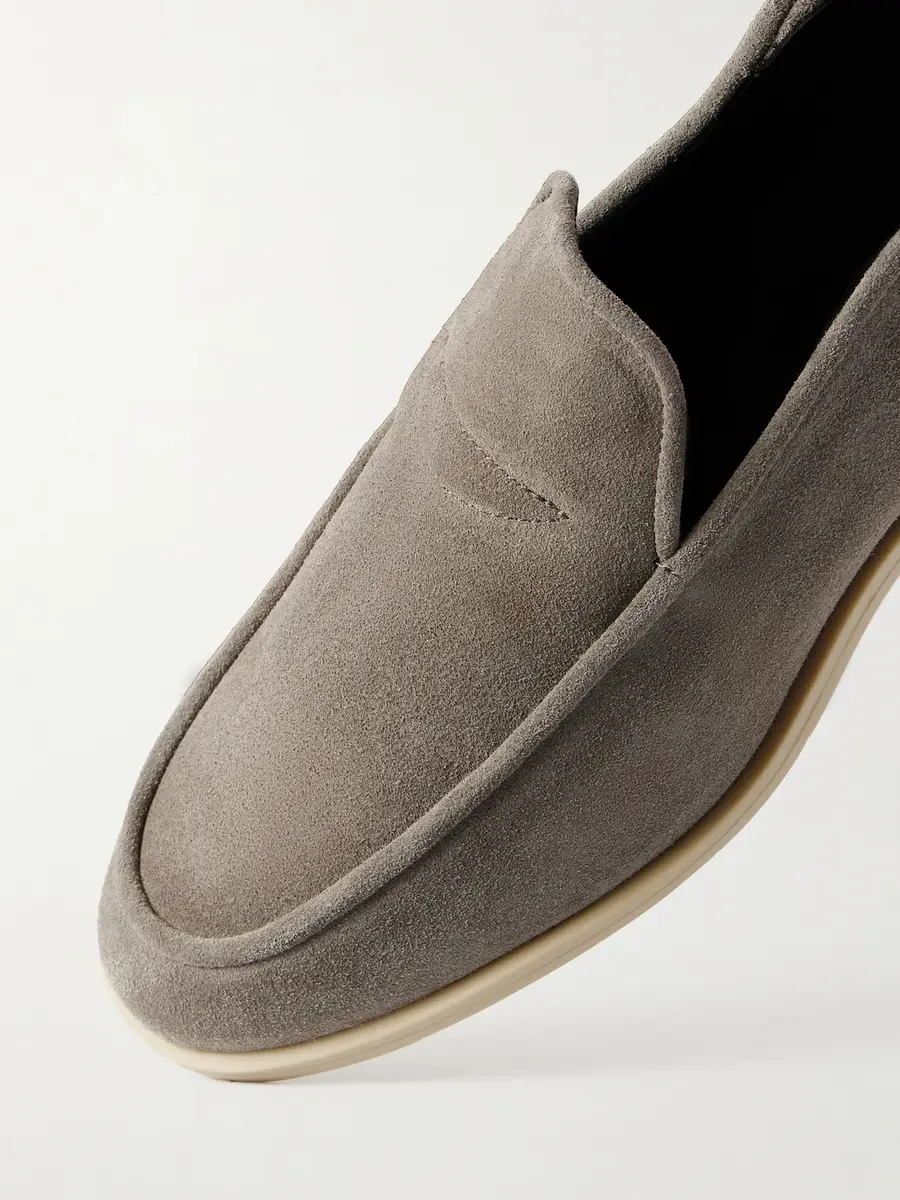 George Cleverley Mayfair II Collapsible-Heel Suede Loafers - Men | Thumbnail 5 George Cleverley Mayfair II Collapsible-Heel Suede Loafers - Men | Thumbnail 5