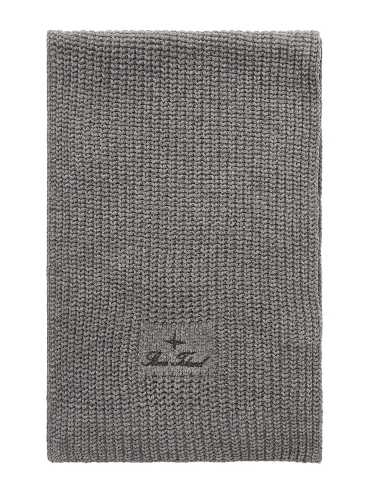 Stone Island Logo-Embroidered Mouliné Cotton-Chenille Scarf - Men