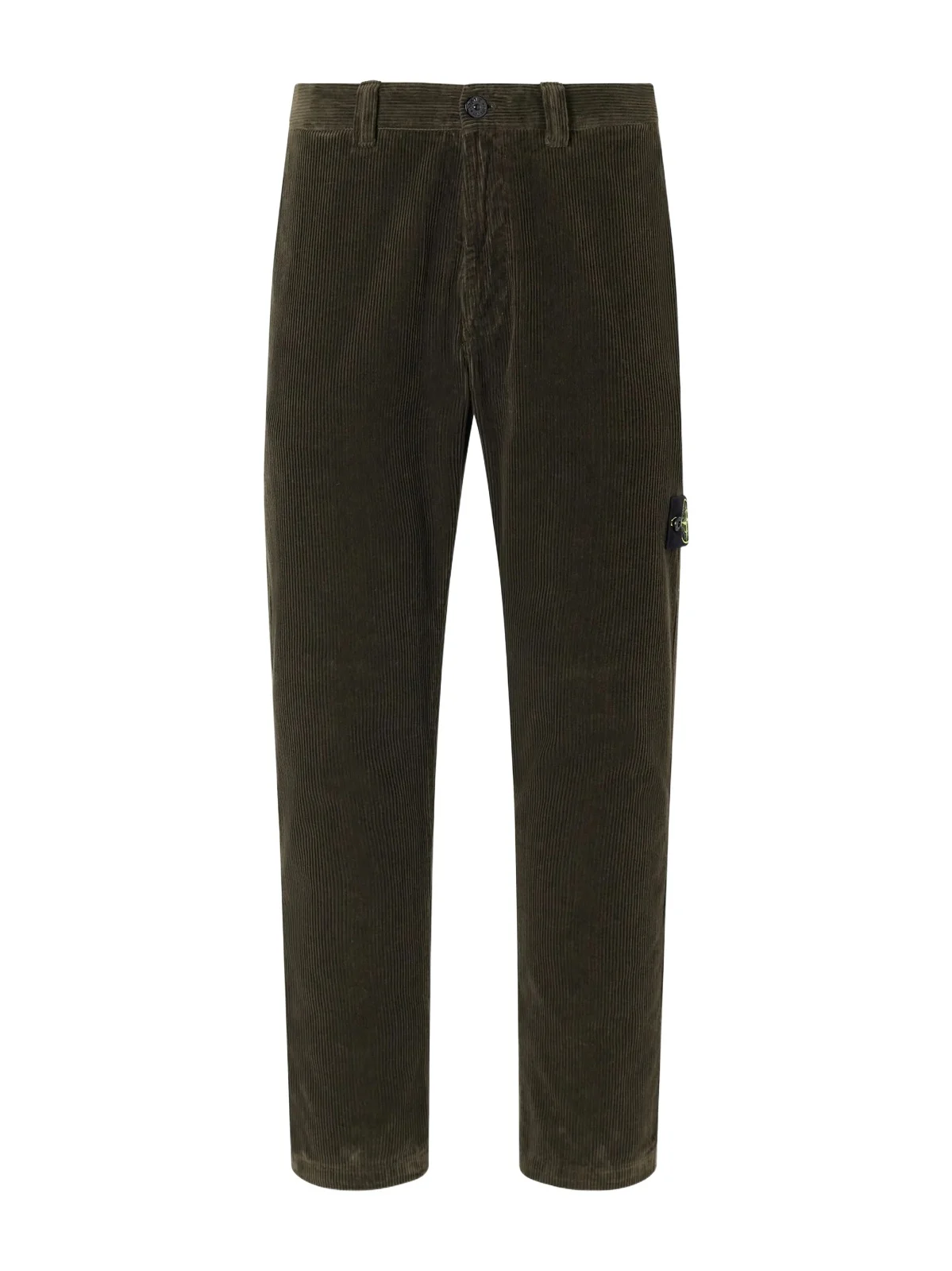 Stone Island Wide-Leg Cotton-Corduroy Trousers - Men