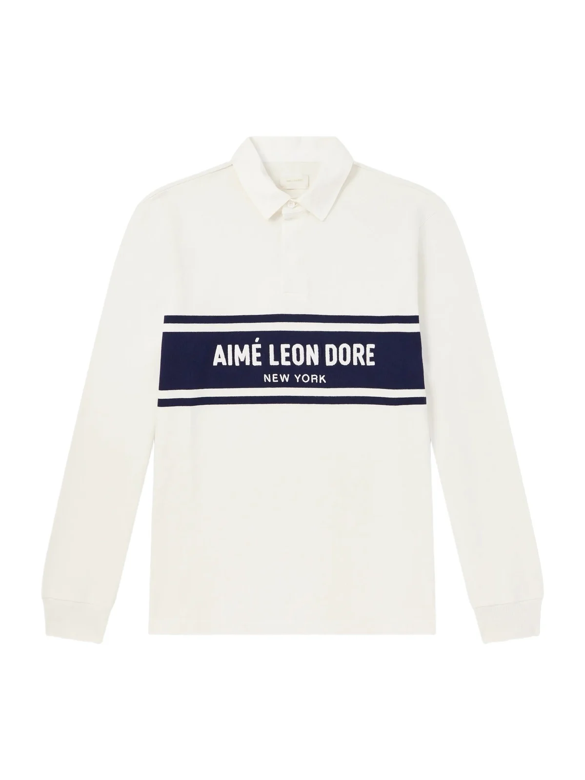 Logo-Embroidered Striped Cotton Polo Sweater - Men