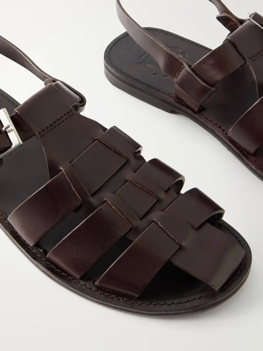 Grenson Quinton Leather Fisherman Sandals - Men | Thumbnail 4