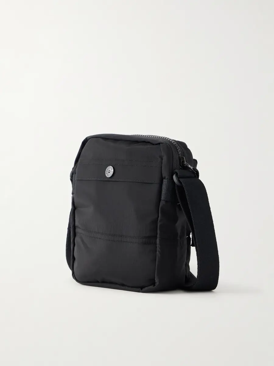 Stone Island Logo-Appliqué Coated ECONYL® Nylon Metal Messenger Bag - Men | Thumbnail 4 Stone Island Logo-Appliqué Coated ECONYL® Nylon Metal Messenger Bag - Men | Thumbnail 4