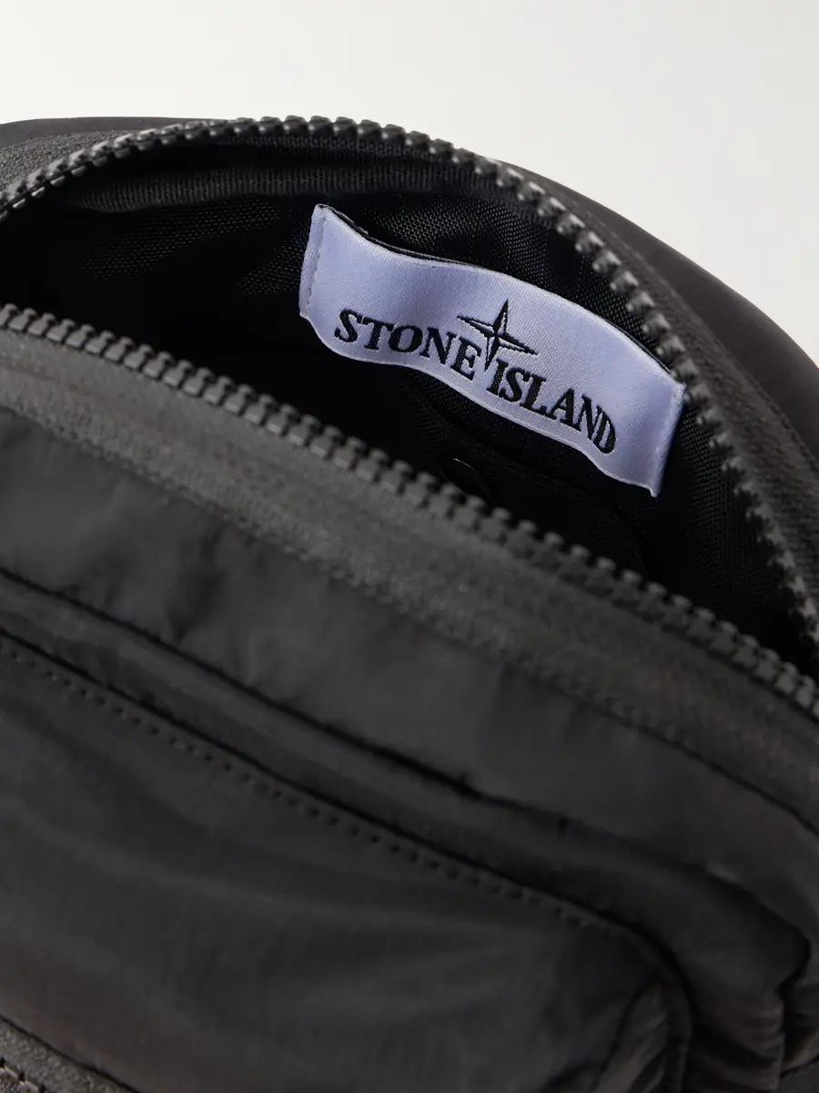 Stone Island Logo-Appliqué Coated ECONYL® Nylon Metal Messenger Bag - Men | Thumbnail 6 Stone Island Logo-Appliqué Coated ECONYL® Nylon Metal Messenger Bag - Men | Thumbnail 6