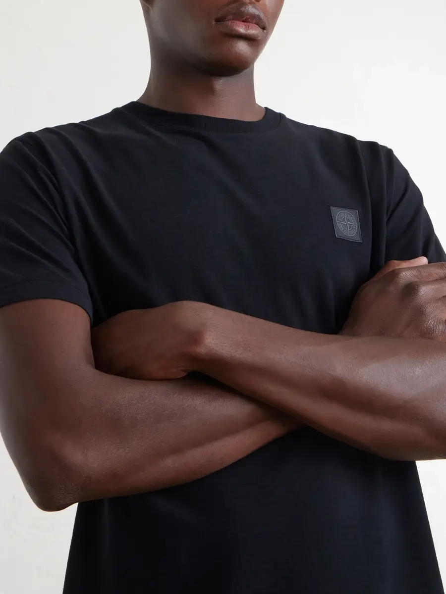 Stone Island GHOST Logo-Appliquéd Cotton-Jersey T-Shirt - Men | Thumbnail 5 Stone Island GHOST Logo-Appliquéd Cotton-Jersey T-Shirt - Men | Thumbnail 5