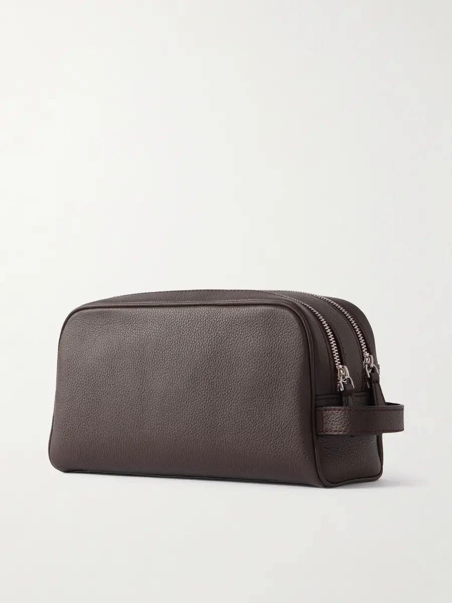 Serapian Full-Grain Leather Wash Bag - Men | Thumbnail 2 Serapian Full-Grain Leather Wash Bag - Men | Thumbnail 2