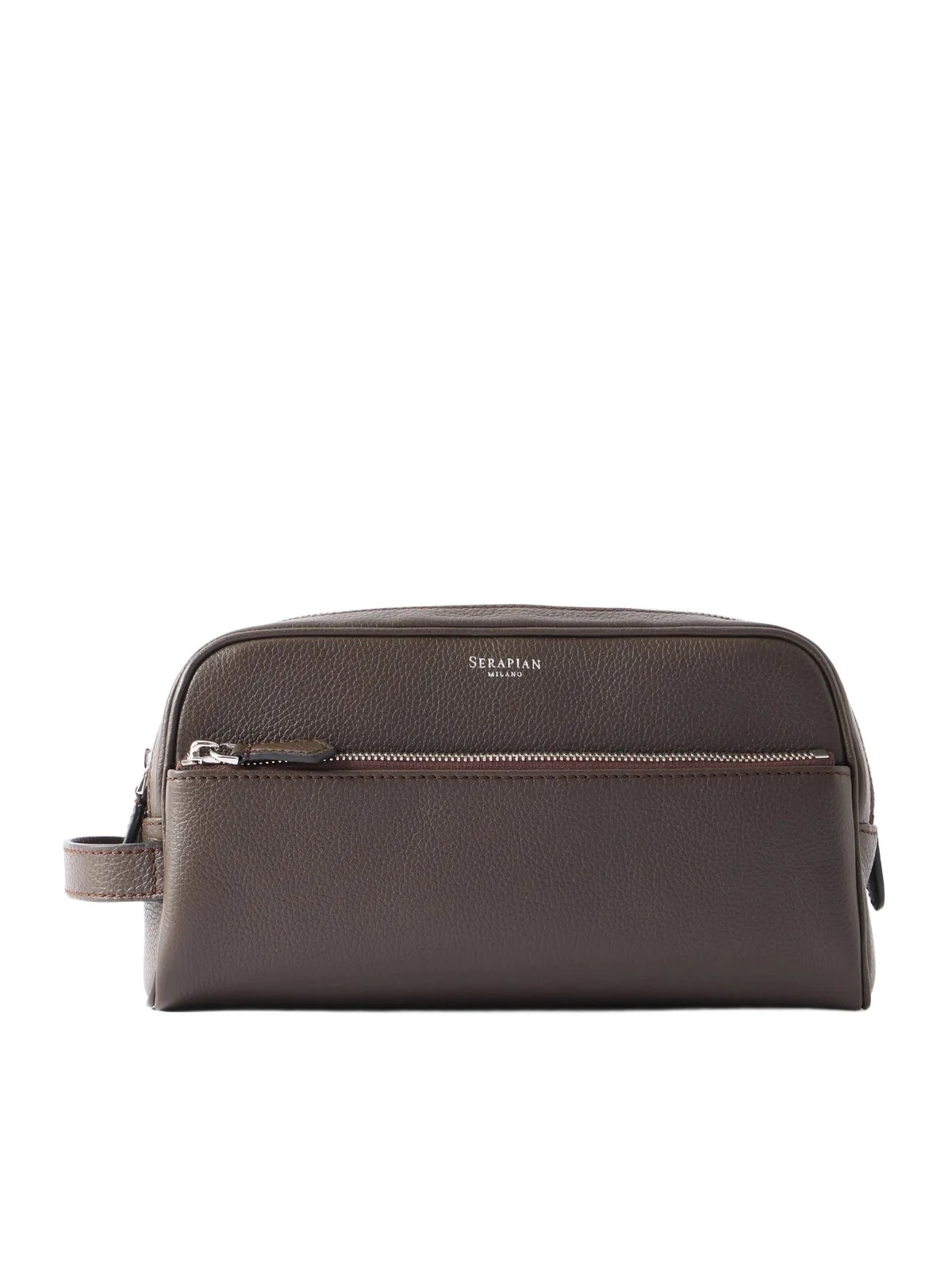 Full-Grain Leather Wash Bag - Men