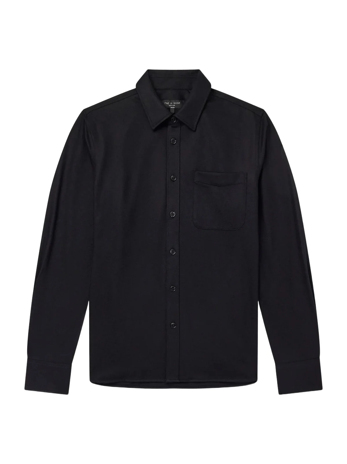 Wool-Blend Flannel Overshirt - Men Wool-Blend Flannel Overshirt - Men