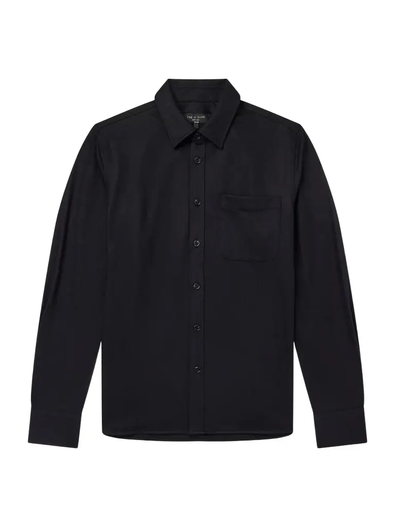 rag & bone Wool-Blend Flannel Overshirt - Men