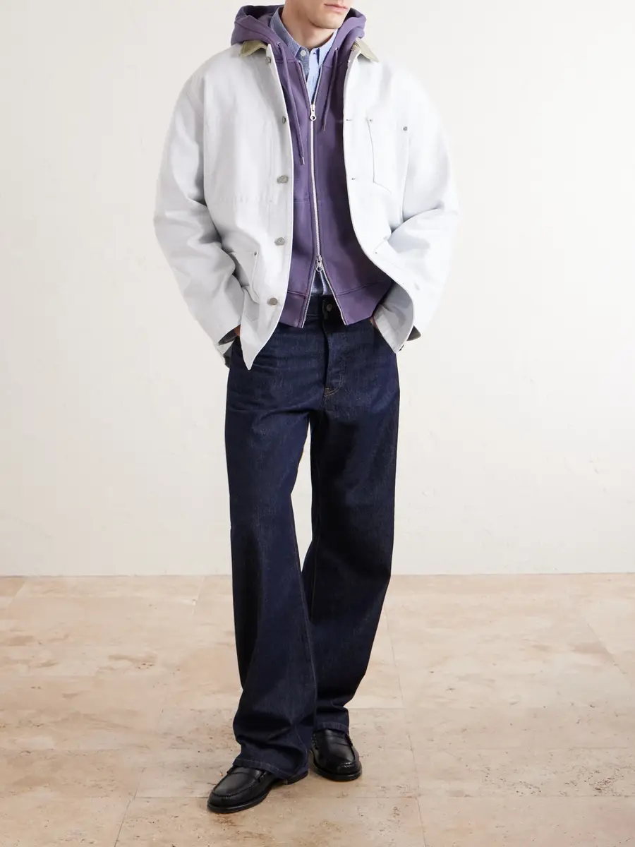 Aimé Leon Dore Corduroy-Trimmed Denim Jacket - Men | Thumbnail 2 Aimé Leon Dore Corduroy-Trimmed Denim Jacket - Men | Thumbnail 2