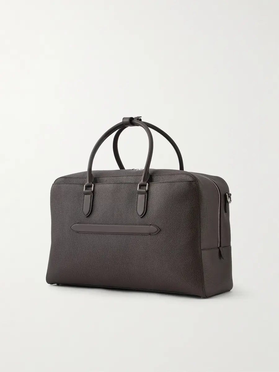 Smythson Full-Grain Leather Weekend Bag - Men | Thumbnail 4 Smythson Full-Grain Leather Weekend Bag - Men | Thumbnail 4