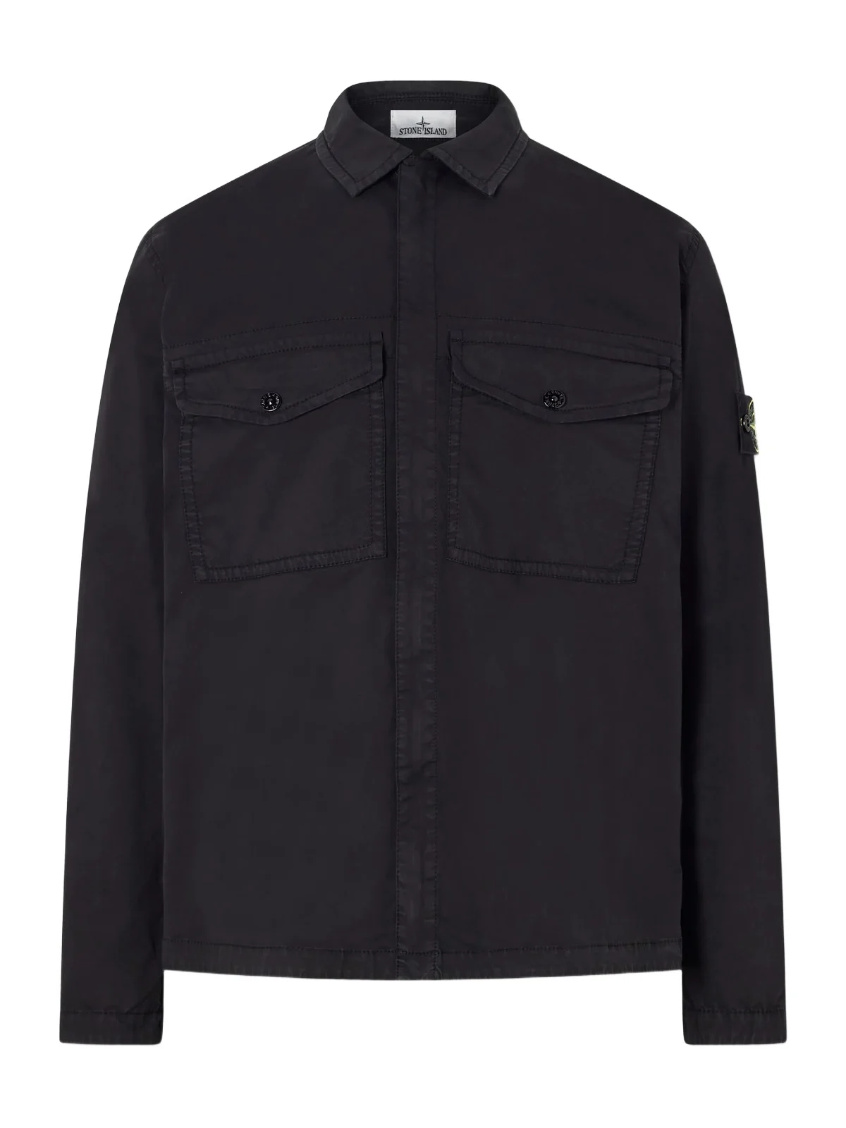 Garment-Dyed Organic Stretch Cotton-Twill Overshirt - Men