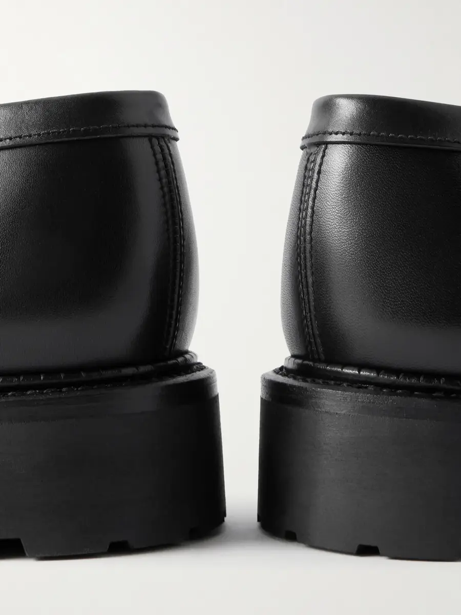 J.M. Weston 180 Moccasin Leather Penny Loafers - Men | Thumbnail 5