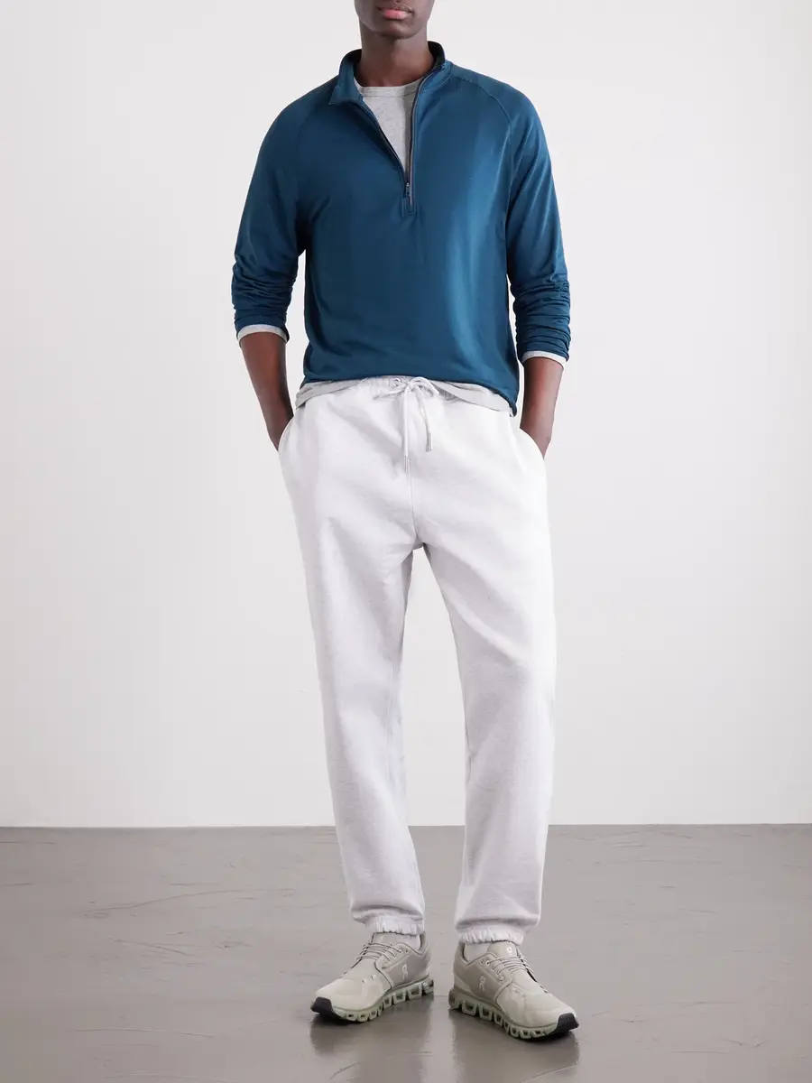 ON Club Collective Tapered Cotton-Blend Jersey Sweatpants - Men | Thumbnail 2 ON Club Collective Tapered Cotton-Blend Jersey Sweatpants - Men | Thumbnail 2