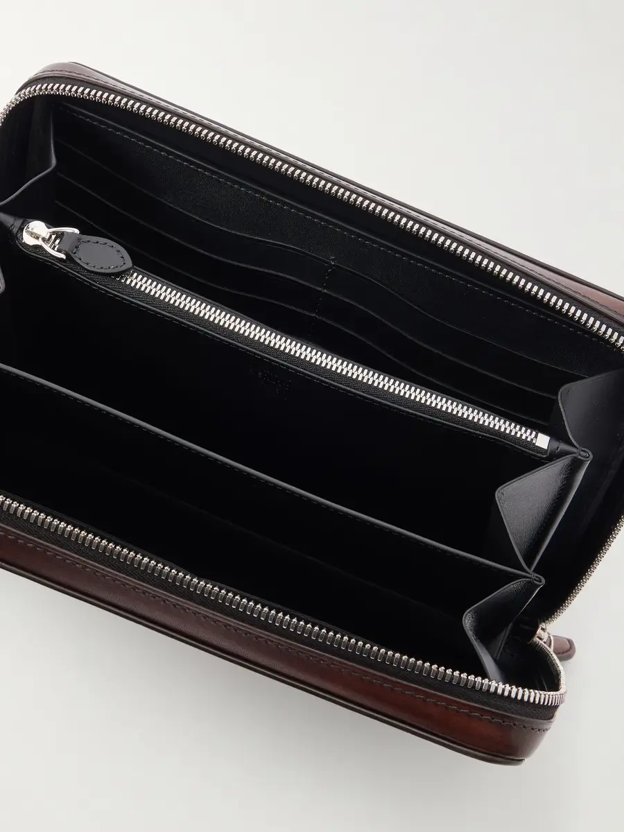 Berluti Itauba Wide Leather Messenger Bag - Men | Thumbnail 6