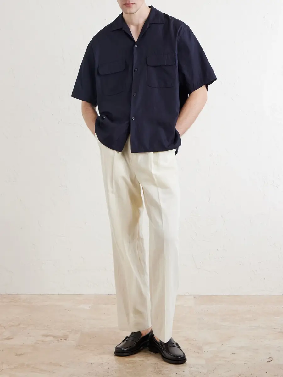 Kaptain Sunshine Cotton and Silk-Blend Shirt - Men | Thumbnail 2