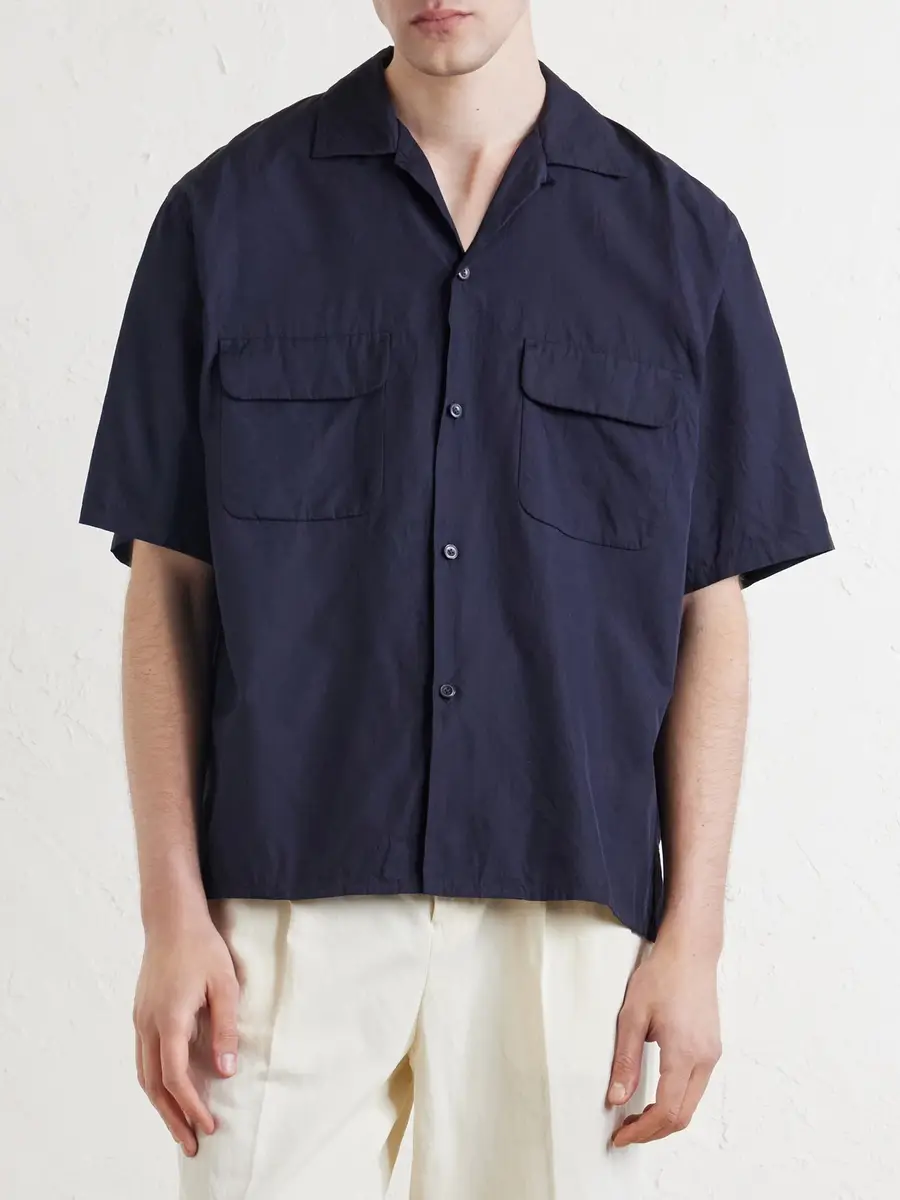 Kaptain Sunshine Cotton and Silk-Blend Shirt - Men | Thumbnail 3