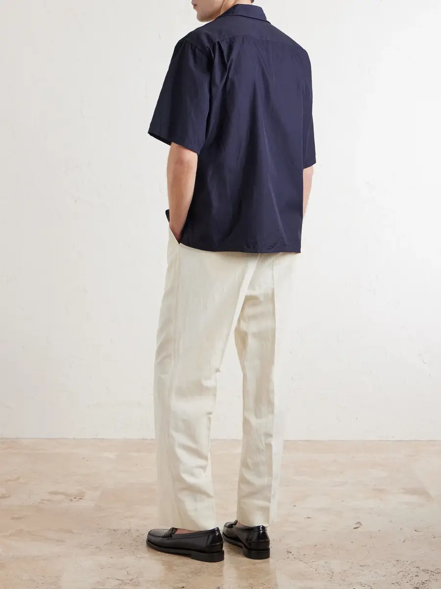 Kaptain Sunshine Cotton and Silk-Blend Shirt - Men | Thumbnail 4