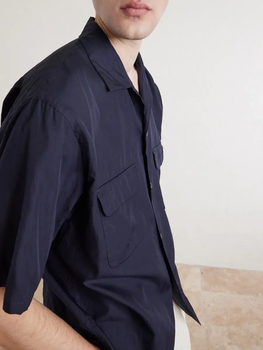 Kaptain Sunshine Cotton and Silk-Blend Shirt - Men | Thumbnail 5