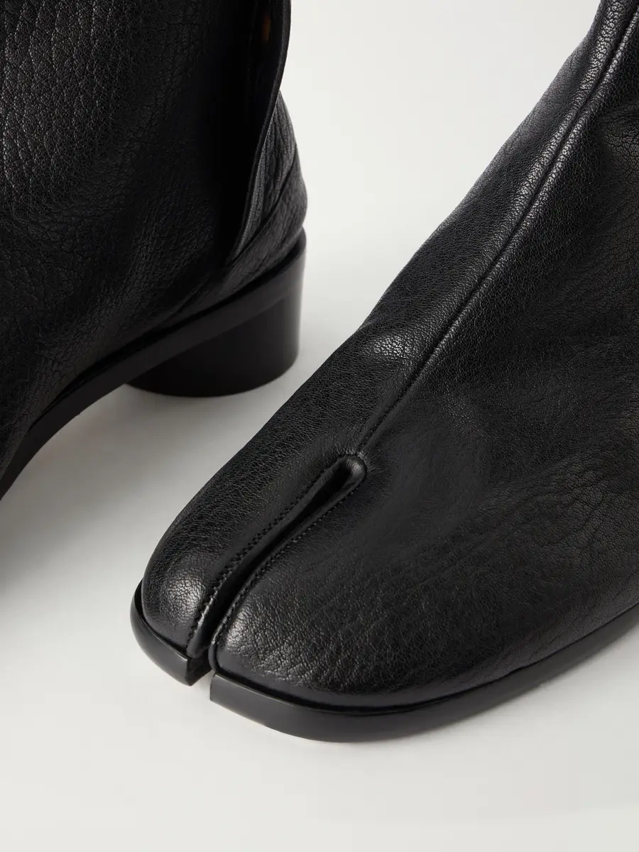 Maison Margiela Tabi Split-Toe Full-Grain Leather Boots - Men | Thumbnail 5