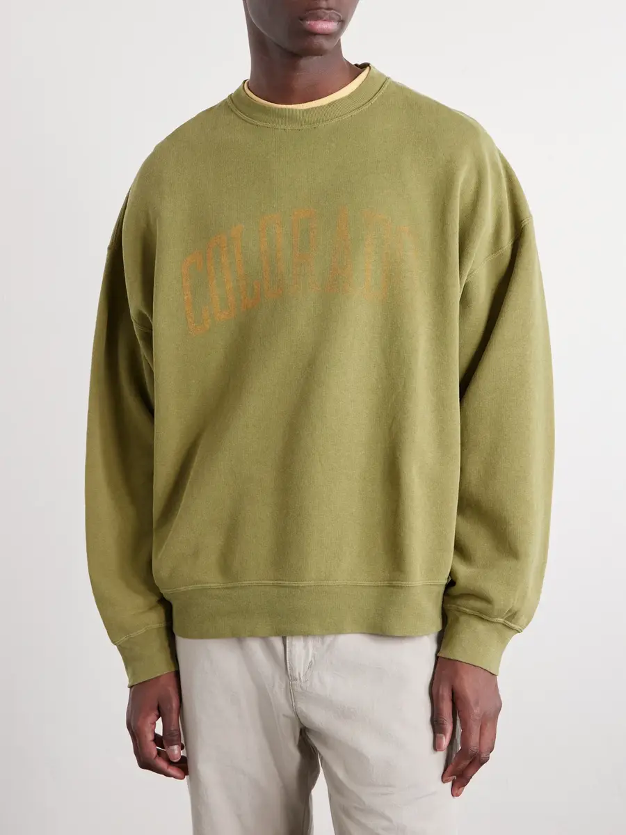 Remi Relief Colorado Printed Cotton-Jersey Sweatshirt - Men | Thumbnail 3
