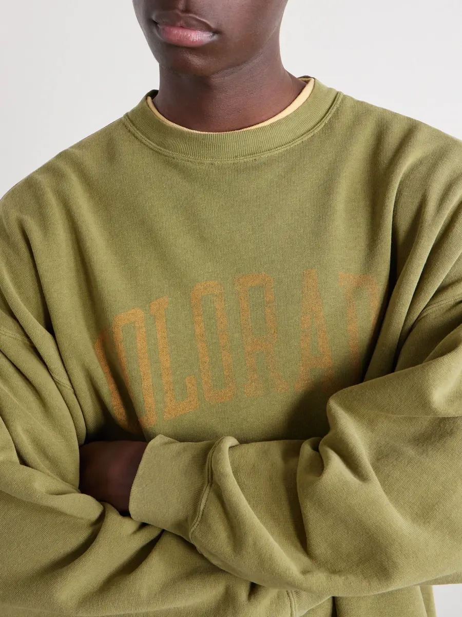 Remi Relief Colorado Printed Cotton-Jersey Sweatshirt - Men | Thumbnail 5