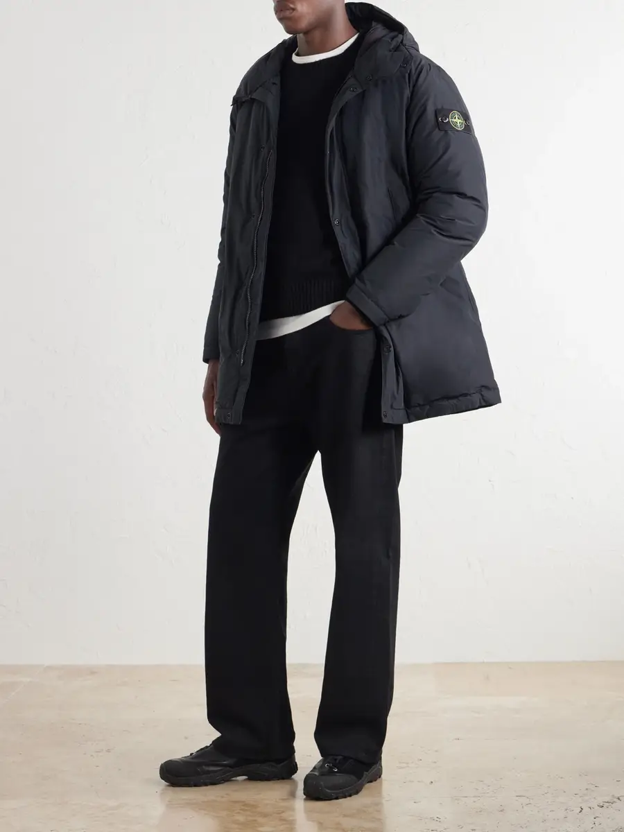Stone Island Hooded Micro Reps Shell Down Parka - Men | Thumbnail 2 Stone Island Hooded Micro Reps Shell Down Parka - Men | Thumbnail 2