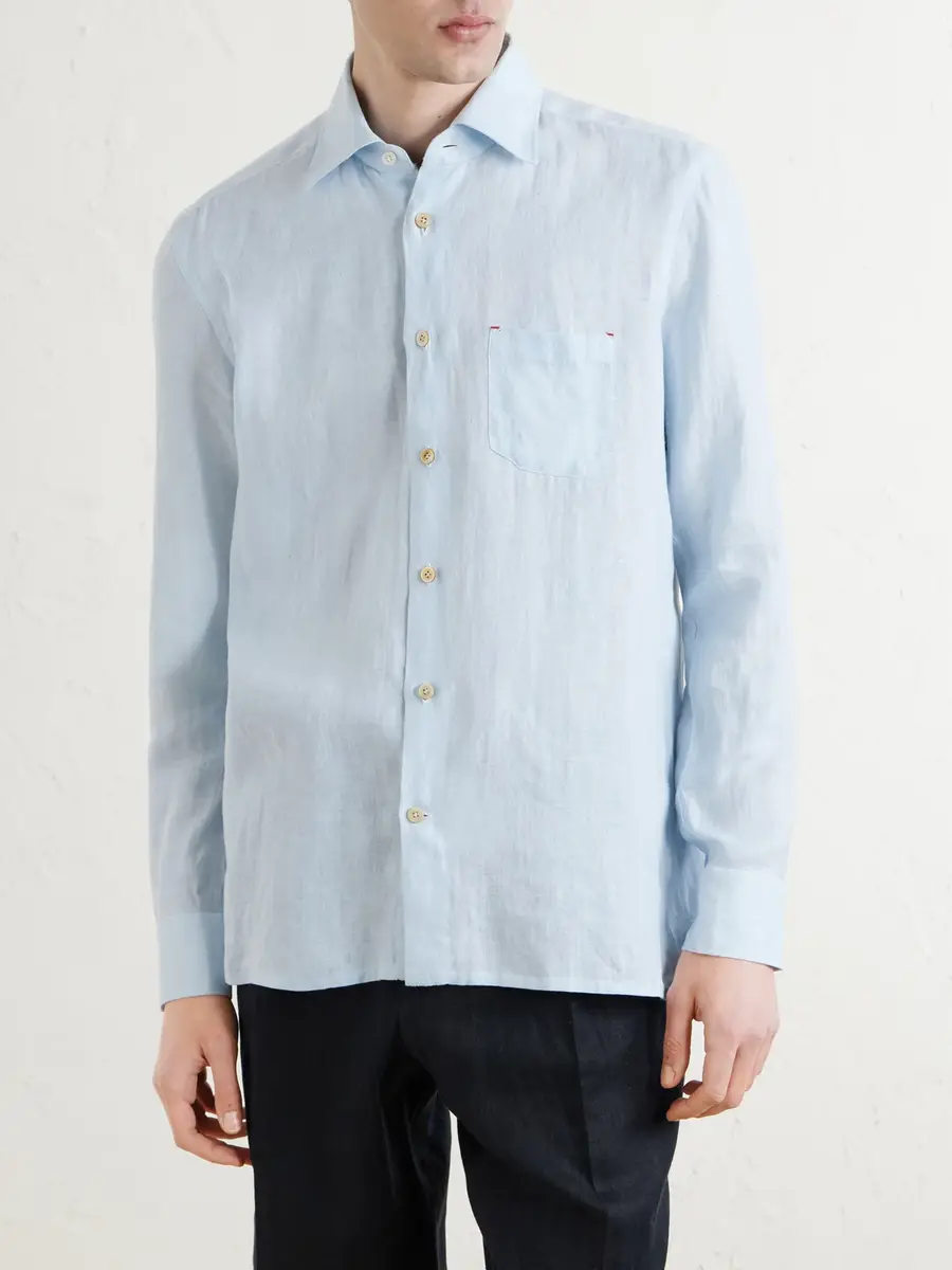 Kiton Linen Shirt - Men | Thumbnail 3 Kiton Linen Shirt - Men | Thumbnail 3