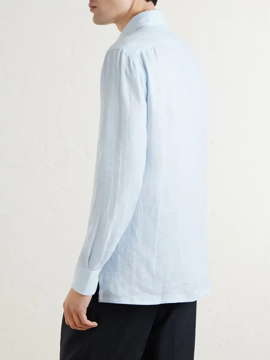 Kiton Linen Shirt - Men | Thumbnail 4 Kiton Linen Shirt - Men | Thumbnail 4