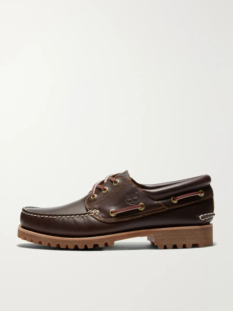 Timberland Authentic 3-Eye Lug Leather Boat Shoes - Men | Thumbnail 3