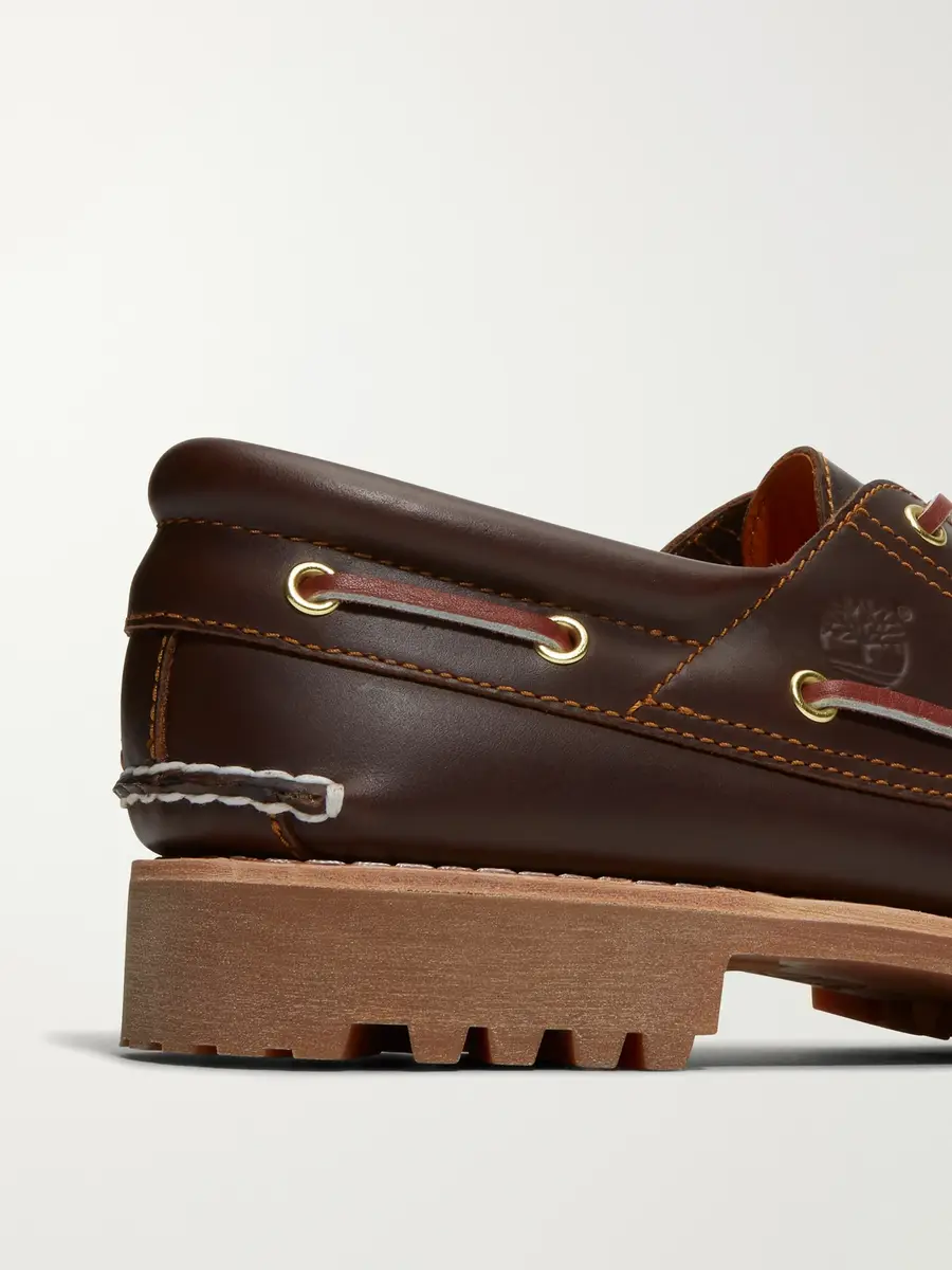 Timberland Authentic 3-Eye Lug Leather Boat Shoes - Men | Thumbnail 4