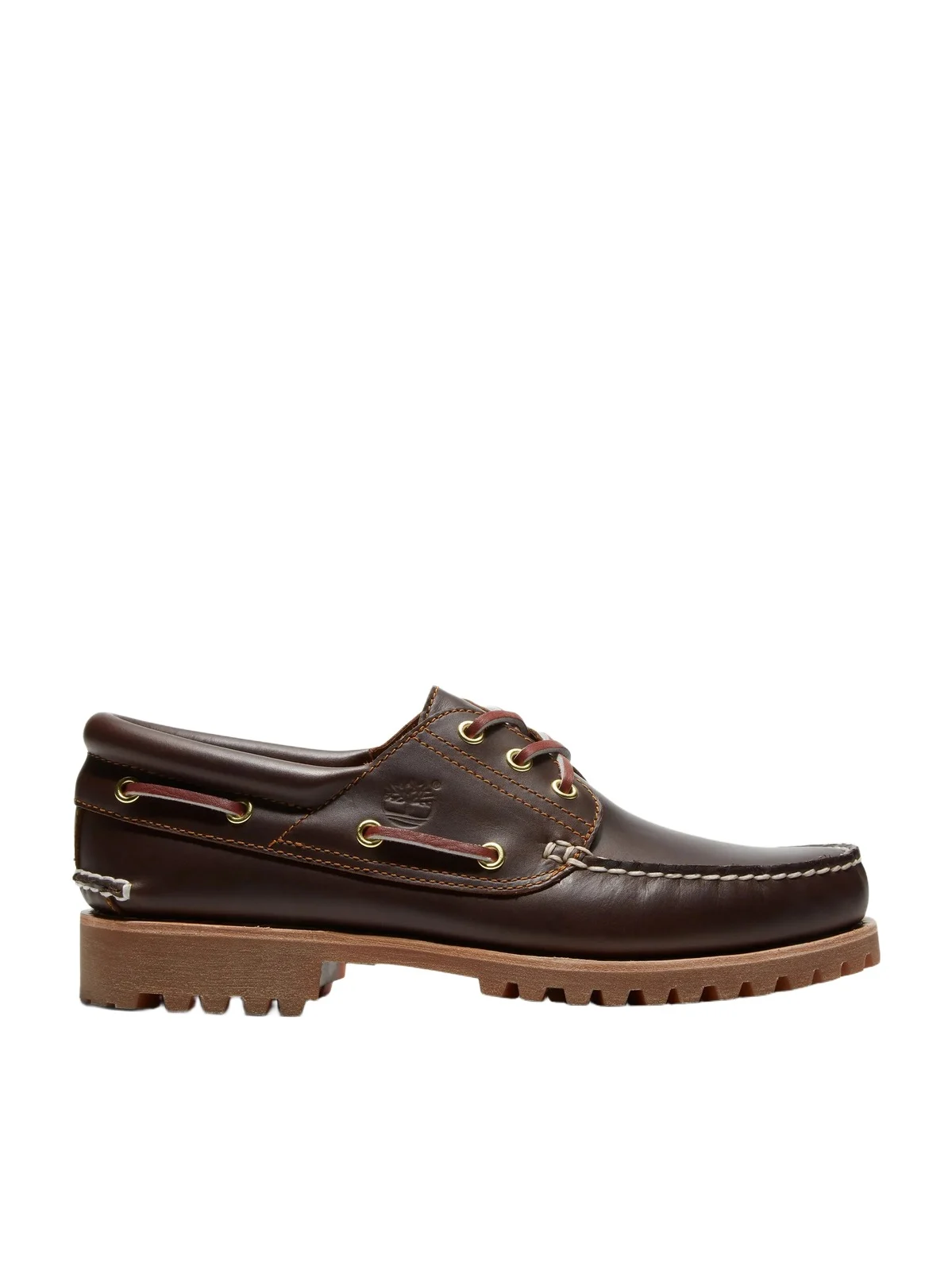 Timberland Authentic 3-Eye Lug Leather Boat Shoes - Men