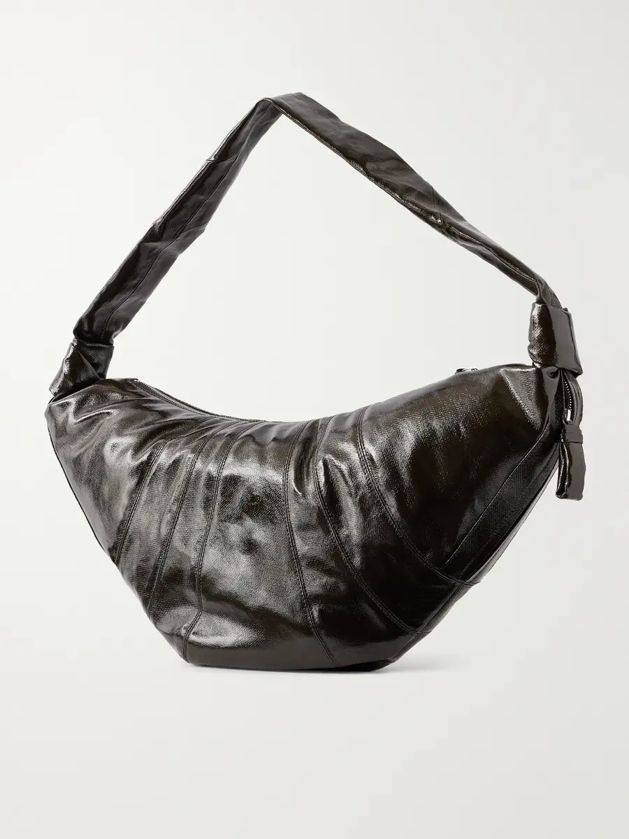 Lemaire Croissant Large Coated-Cotton Messenger Bag - Men | Thumbnail 4