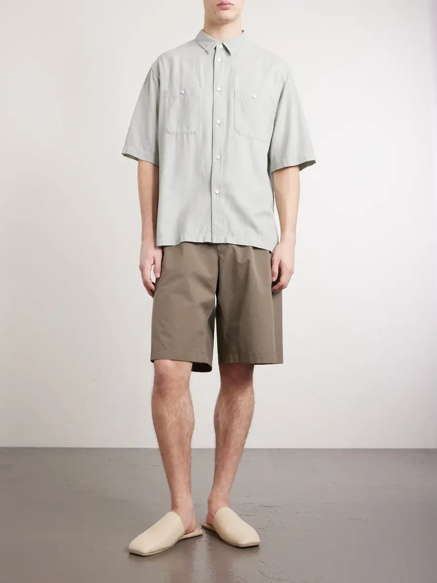 ATON Cotton and Silk-Blend Shirt - Men | Thumbnail 2 ATON Cotton and Silk-Blend Shirt - Men | Thumbnail 2