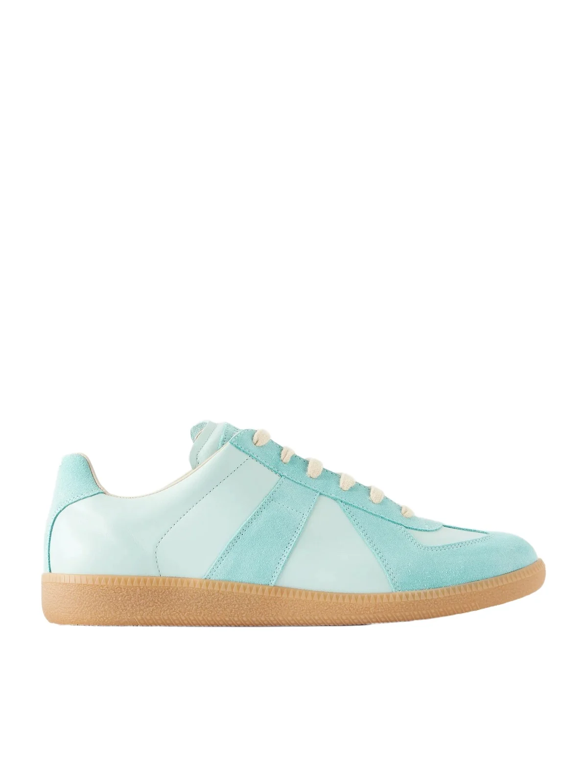 Replica Leather and Suede Sneakers - Men Replica Leather and Suede Sneakers - Men