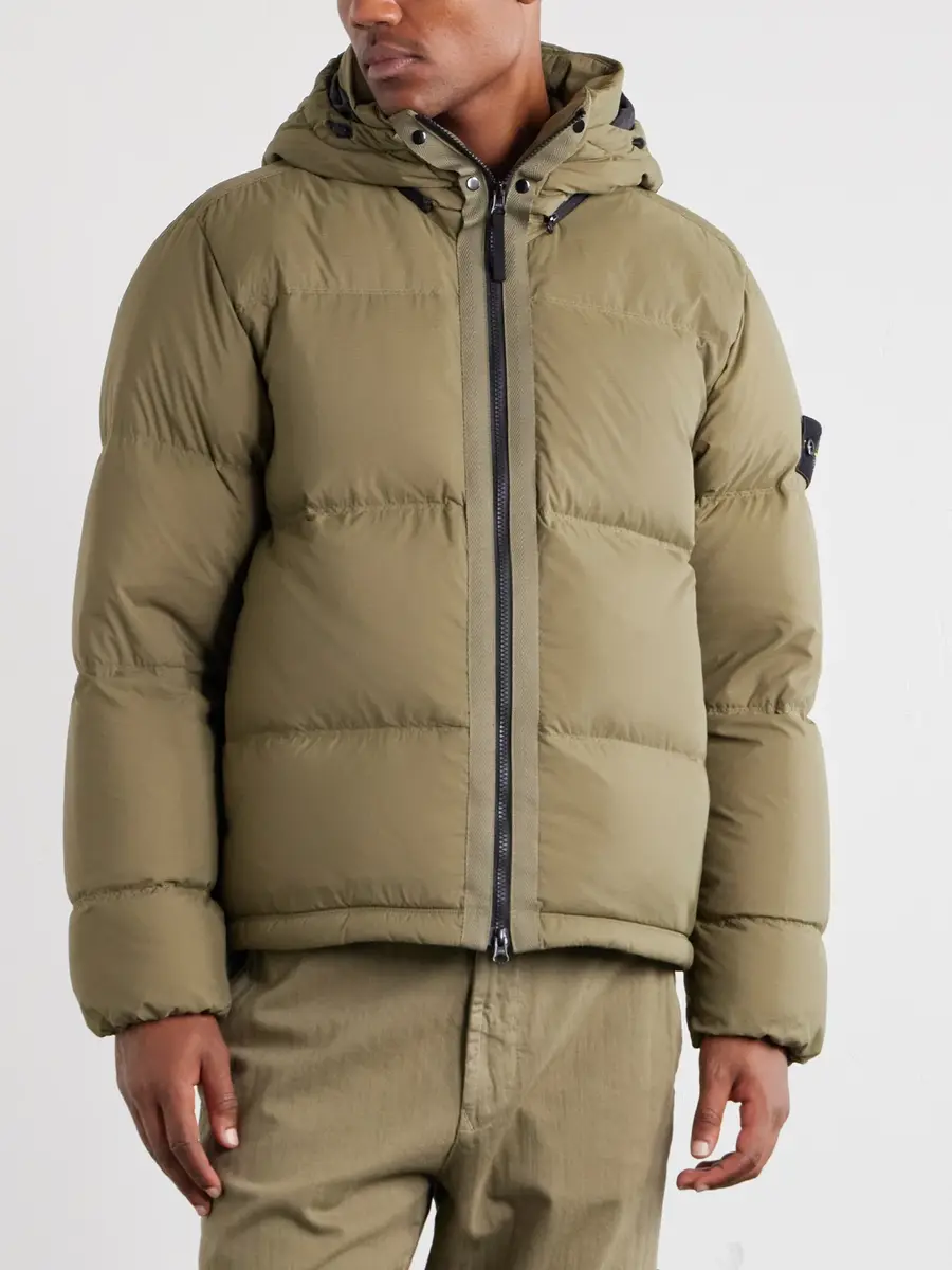 Stone Island Padded Quilted CORDURA® Ripstop Hooded Down Jacket - Men | Thumbnail 3